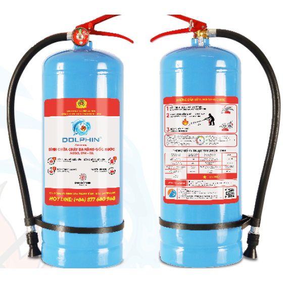 Bình chữa cháy gốc nước Dolphin DPA-T6L