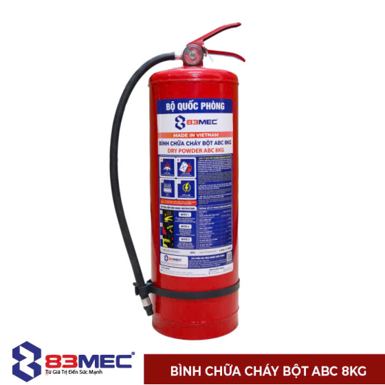 BÌNH CHỮA CHÁY BỘT ABC 8KG BQP 