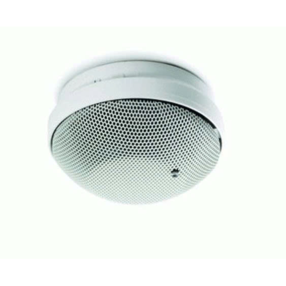 Đầu báo động khói dùng Pin Detetomat HDv 3001 OS White.