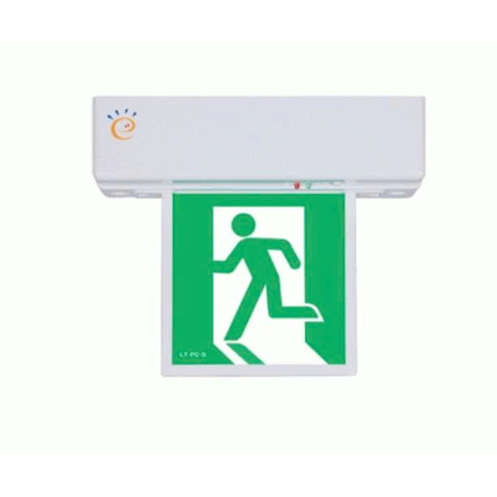 Đèn Exit 2 mặt báo lối thoát hiểm lắp trần LTE-PSC-1100.