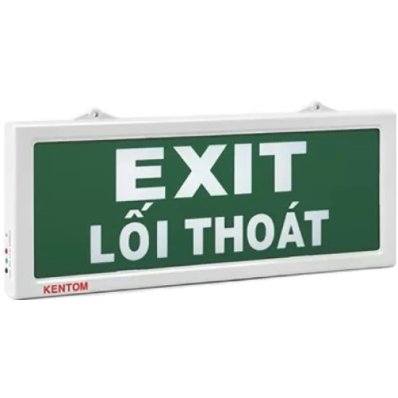 Đèn Exit lối thoát 1 mặt Kentom KT110