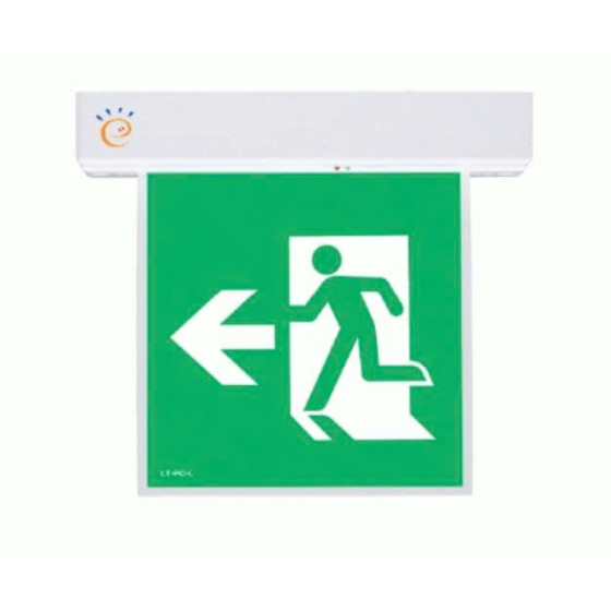 Đèn Exit thoát hiểm sự cố 2 mặt loại lớn Leaders Tech LTE-PLC-3200.