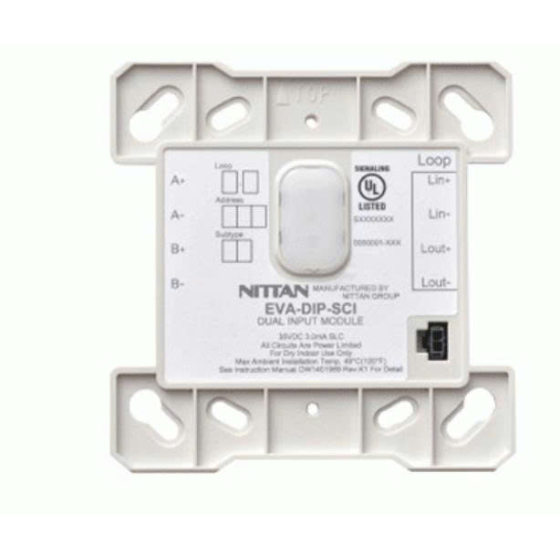 Module đầu vào dạng kép Nittan EVA-DIP-SCI.