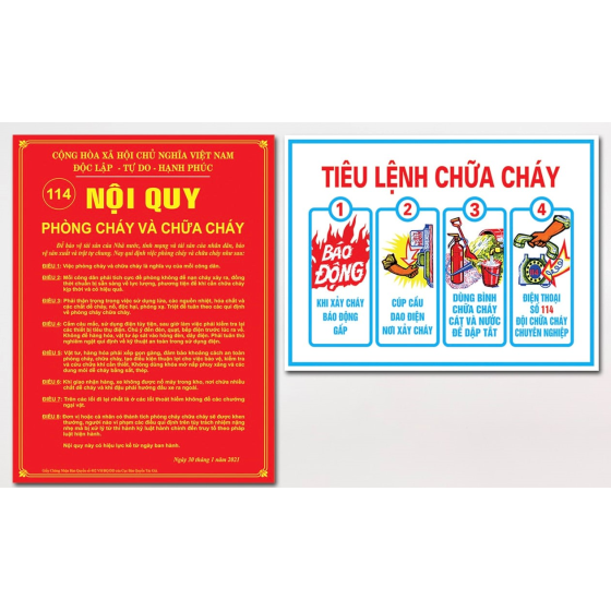 NỘI QUI TIÊU LỆNH 2 TẤM TỜI.-692