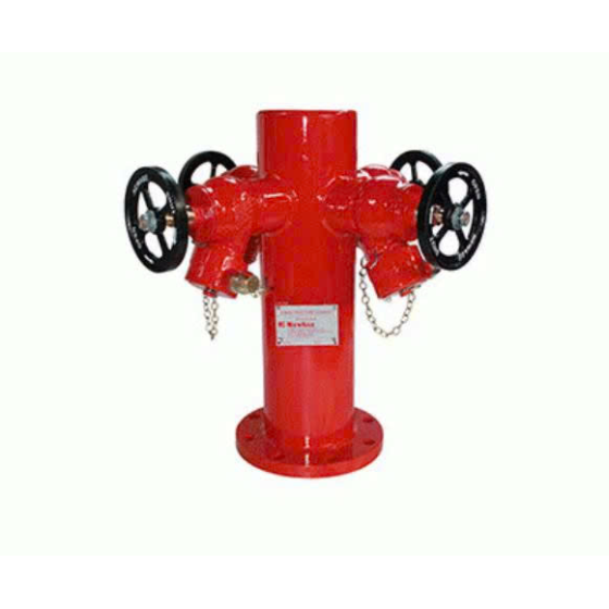 Trụ Tiếp Nước Chữa Cháy Tiêu chuẩn ARM CROSS loại 4 cửa.