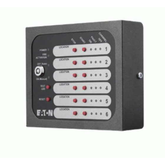 Tủ điều khiển quạt hệ thống báo cháy địa chỉ Eaton.