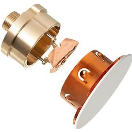 Đầu phun nước phẳng gắn tường ngang K=5.6.