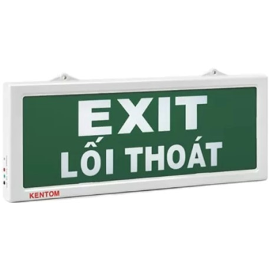 Đèn Exit lối thoát 1 mặt Kentom KT110