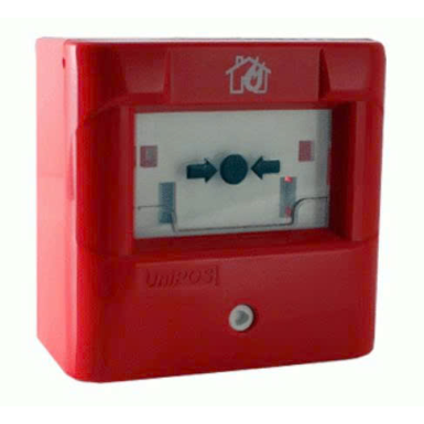 Nút nhấn khẩn báo cháy vuông thường Unpos FD3050.