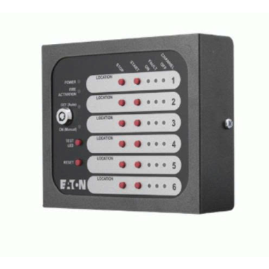 Tủ điều khiển quạt hệ thống báo cháy địa chỉ Eaton.