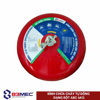BÌNH CHỮA CHÁY TỰ ĐỘNG DẠNG BỘT ABC 6KG BQP
